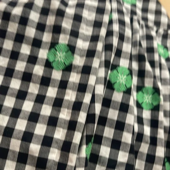 Kate Spade Gingham Voile Smocked Clover Dress - Picture 7 of 7